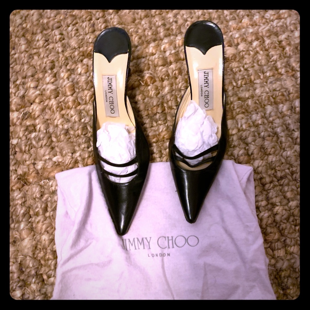 Jimmy Choo slides with heel